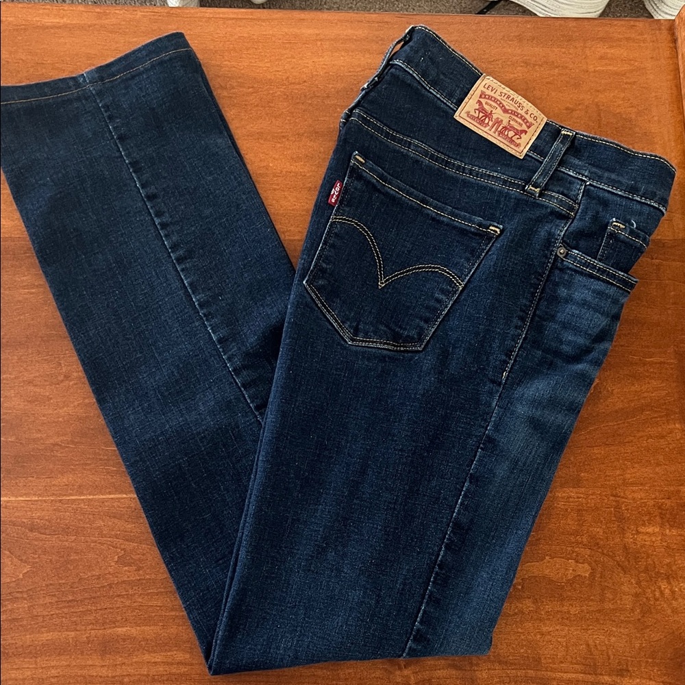 Levi's Women's Indigo 314 Shaping  Straight Leg Jeans